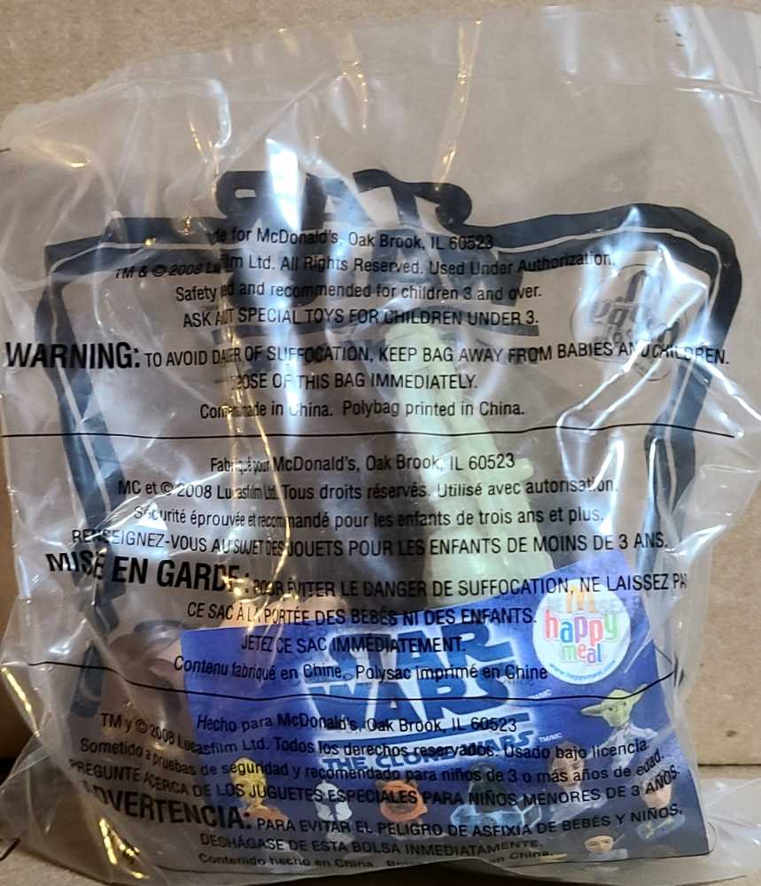 McDonald’s Happy Meal Toys : Star Wars 2008 Boblehead Han Solo TCW - Mcdonald’s (Star Wars The Clone Wars Animated series) action figure collectible - Main Image 2