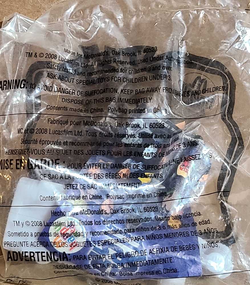 McDonald’s Happy Meal Toys : Star Wars 2008 Boblehead Princess Leia TCW - Mcdonald’s (Star Wars The Clone Wars Animated series) action figure collectible - Main Image 2