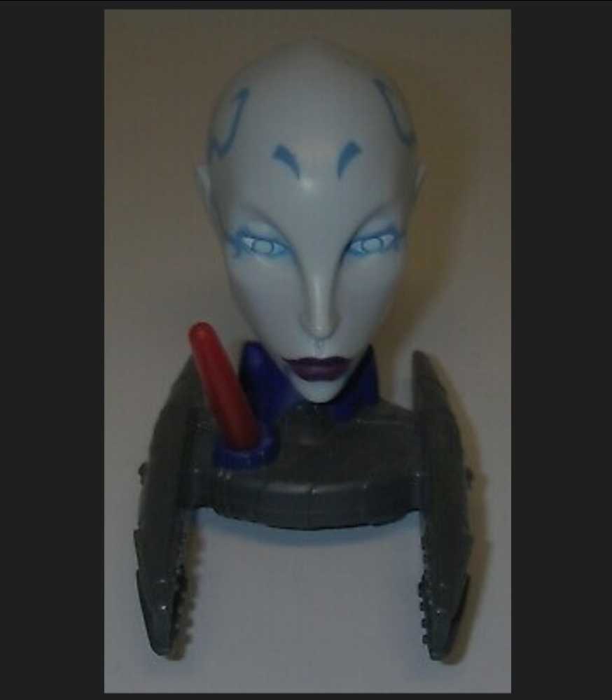 McDonald’s Happy Meal Toys : Star Wars 2008 Boblehead Asajj Ventress Skywalker TCW - Mcdonald’s (Star Wars The Clone Wars Animated series) action figure collectible - Main Image 3