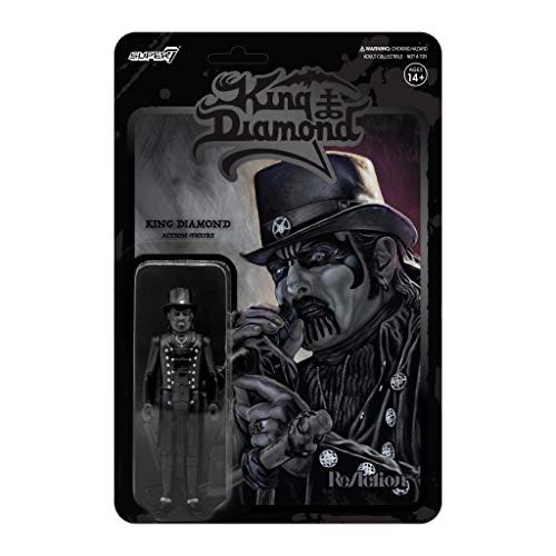 Super 7 - King Diamond (Halloween) (Midnight Black Metal) - Super 7 (King Diamond) action figure collectible [Barcode 811169039332] - Main Image 1