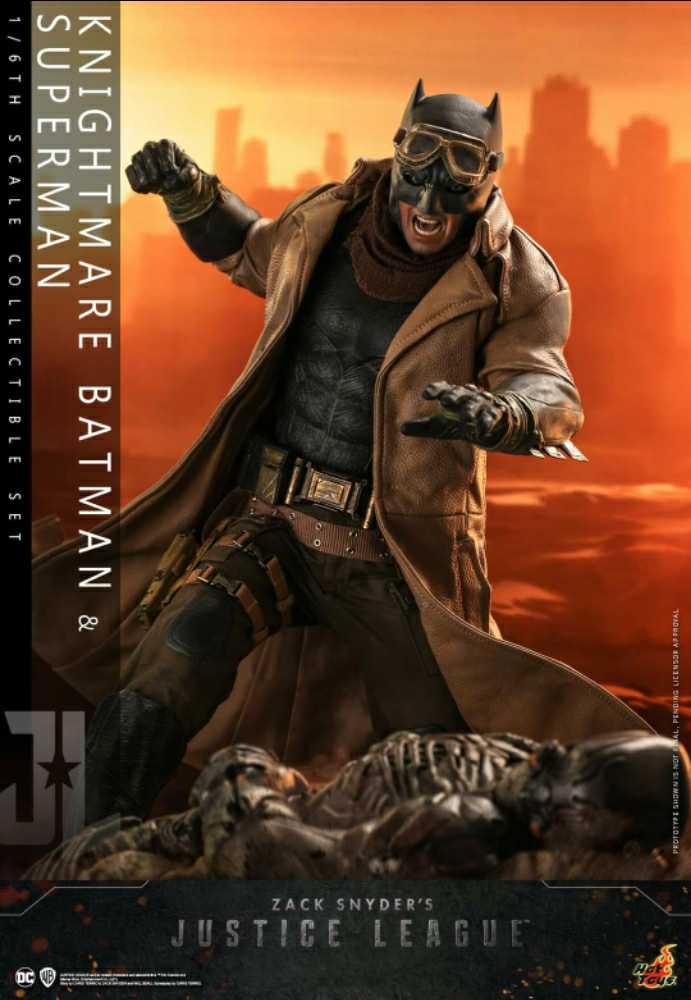 Knightmare Batman and Black Suit Superman, Zack Snyder’s Justice League, 2-Pack Collectible Set - Hot Toys (Zack Snyders Justice League (2021)) action figure collectible - Main Image 3