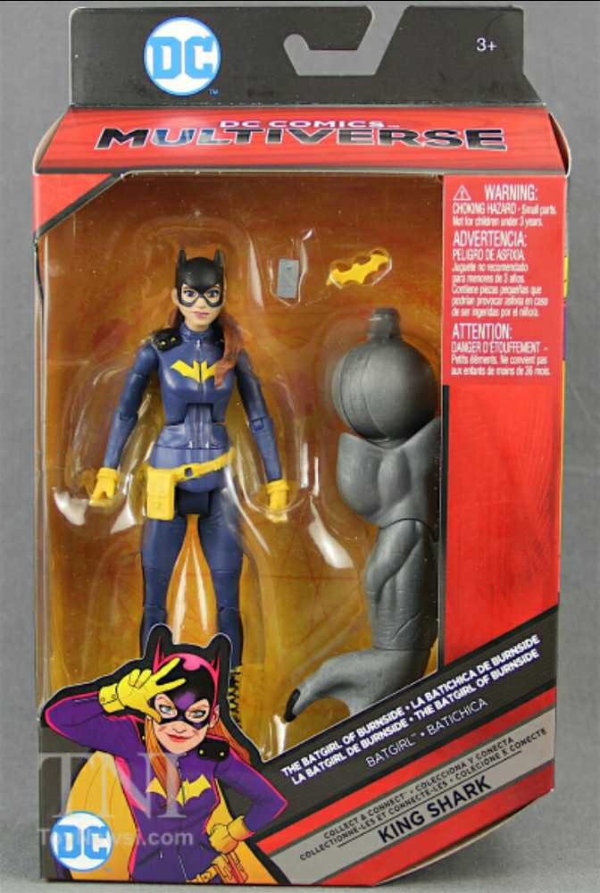 DC Comics Multiverse, King Shark Wave: Batgirl (The Batgirl Of Burnside) - Mattel (DC Comics - Super Heroes) action figure collectible - Main Image 3