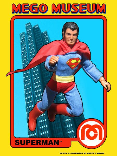 Mego WGSH Superman Boxed - MEGO Corp. action figure collectible - Main Image 2