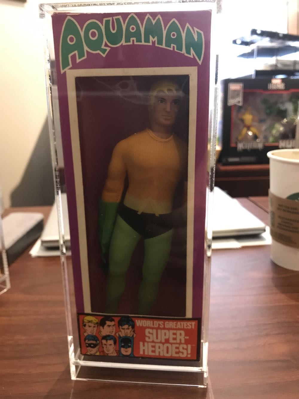 Mego WGSH Aquaman Boxed - MEGO Corp. action figure collectible - Main Image 2
