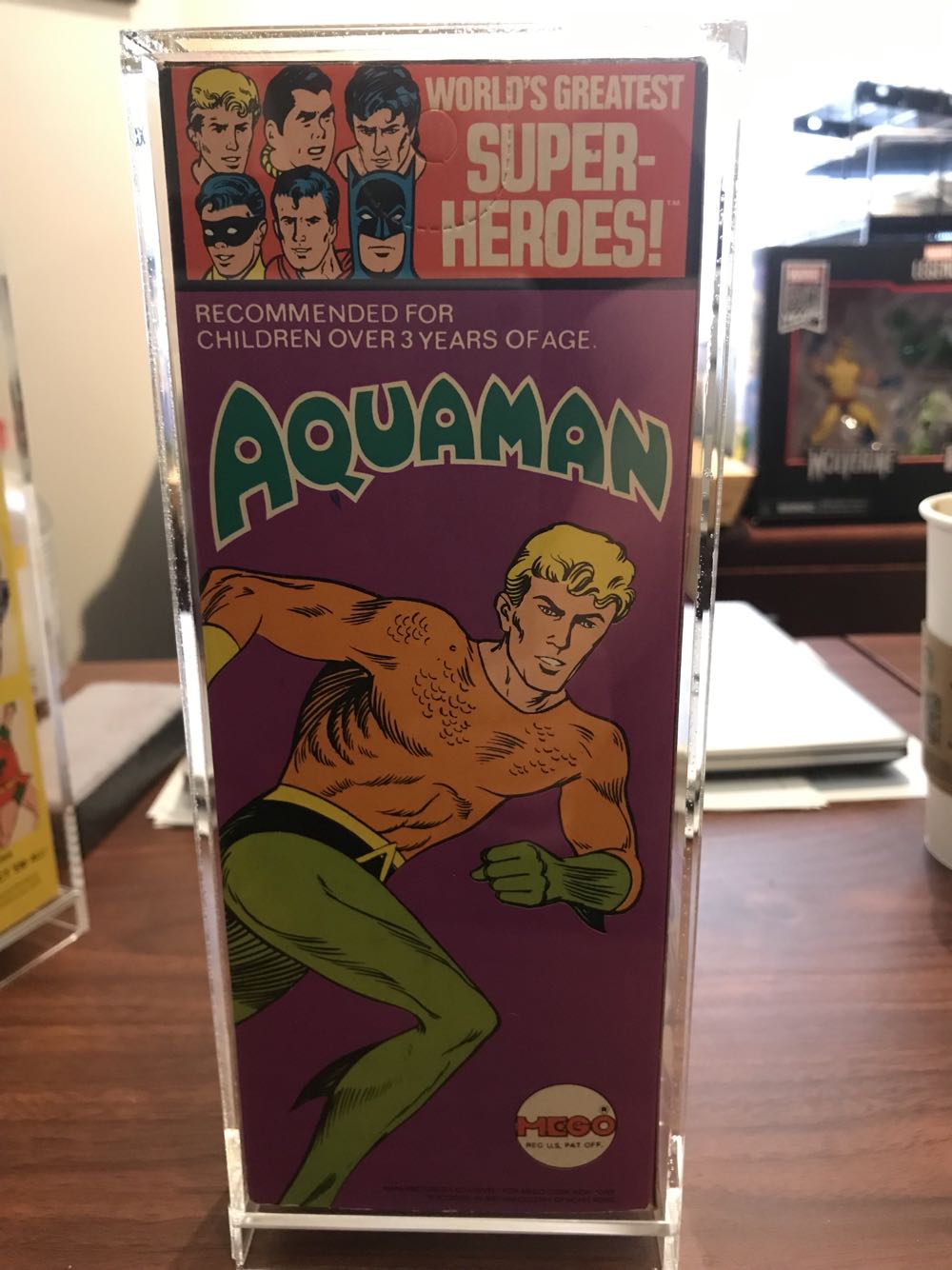 Mego WGSH Aquaman Boxed - MEGO Corp. action figure collectible - Main Image 3