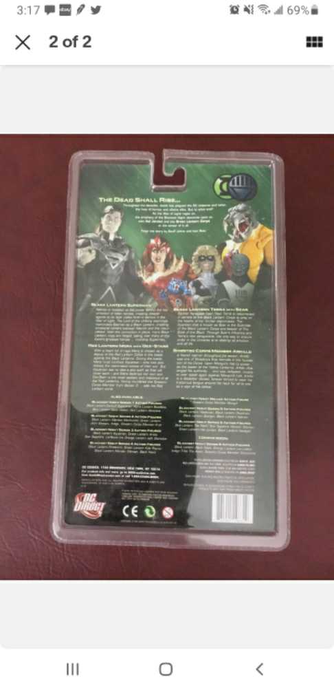 Blackest Night, Series 7: Black Lantern Terra With Scar - DC Direct (DC Comics - Super Heroes) action figure collectible - Main Image 3