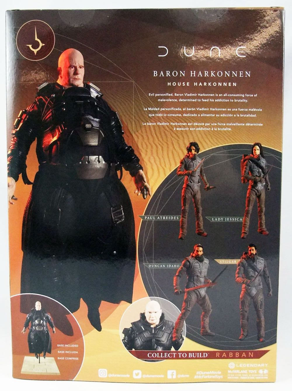 Baron Harkonnen - McFarlane Toys (Dune) action figure collectible [Barcode 787926108910] - Main Image 2