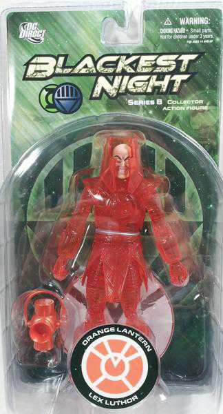 Blackest Night, Series 8: Orange Lantern Lex Luthor - DC Direct (DC Comics - Super Heroes) action figure collectible - Main Image 3