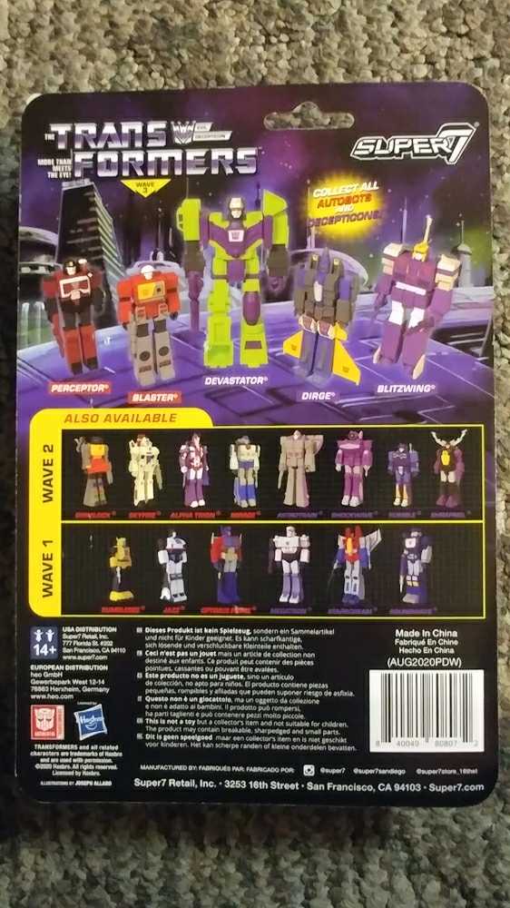 Blitzwing - Super7 (The Transformers) action figure collectible [Barcode 840049808072] - Main Image 2