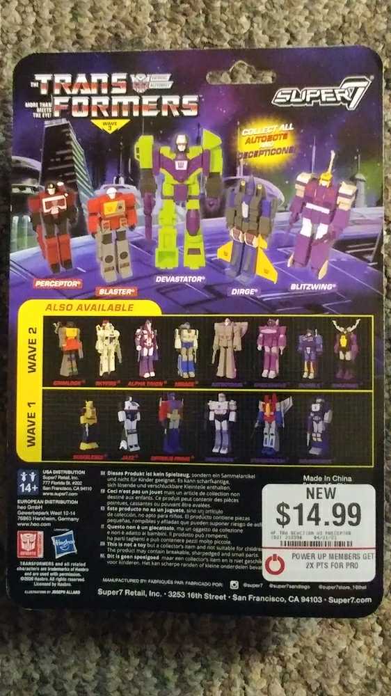 Perceptor - Super7 (The Transformers) action figure collectible [Barcode 840049808089] - Main Image 2