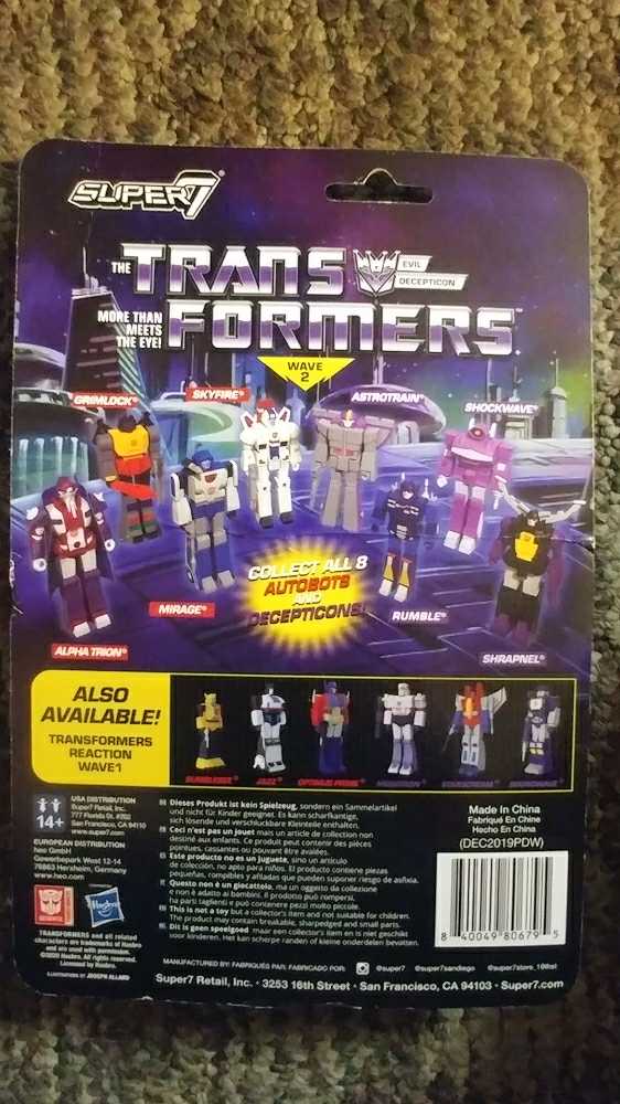 Astrotrain - Super7 (The Transformers) action figure collectible [Barcode 840049806795] - Main Image 2