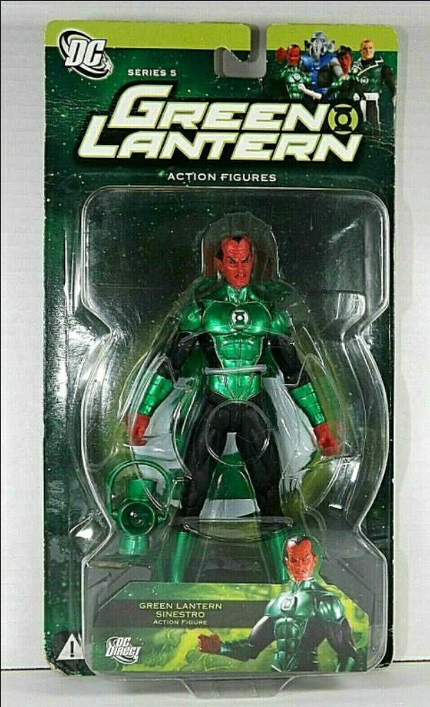 Green Lantern, Series 5: Green Lantern Sinestro - DC Direct (DC Comics - Super Heroes) action figure collectible - Main Image 2
