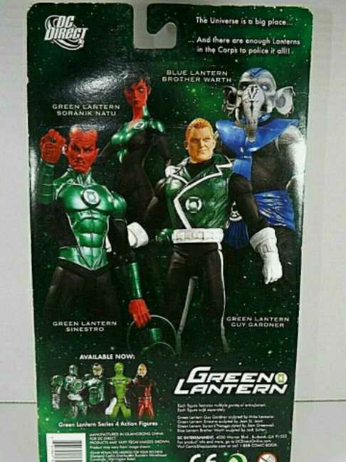 Green Lantern, Series 5: Green Lantern Sinestro - DC Direct (DC Comics - Super Heroes) action figure collectible - Main Image 3