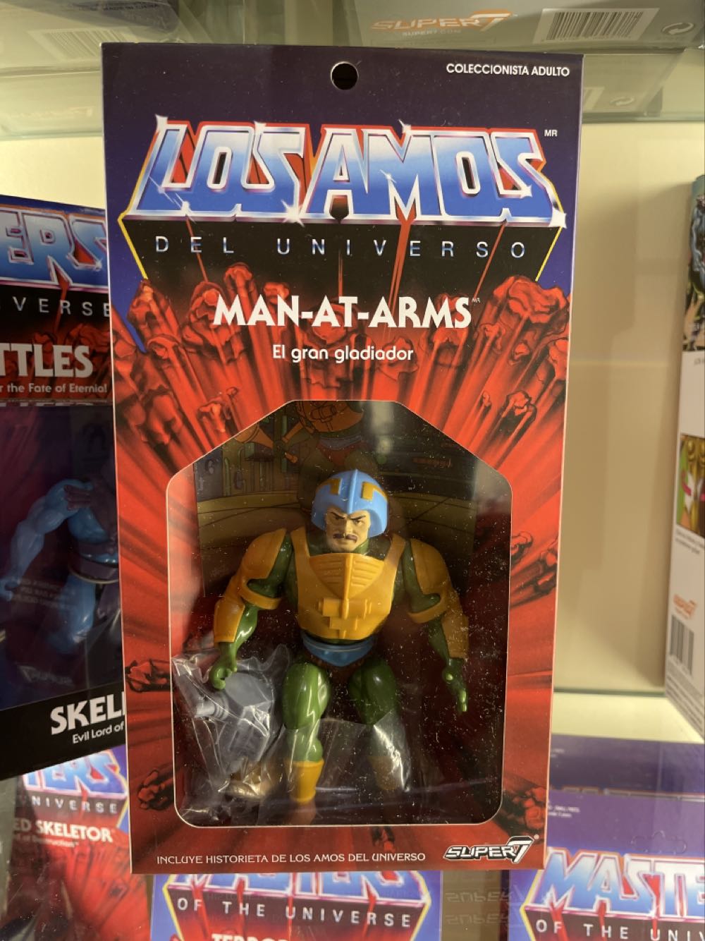 Masters Of The Universe (Los Amos Del Universo): Man-At-Arms - Super 7 (Los Amos Del Universo) action figure collectible [Barcode 811169037727] - Main Image 1