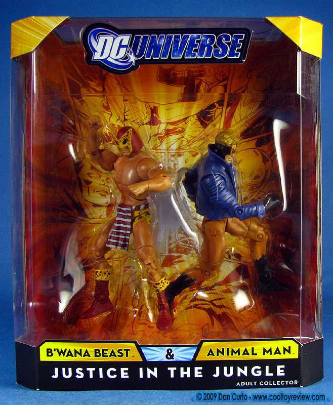 DC Universe Classics, MattyCollector Exclusive, Justice In The Jungle 2-Pack: B’Wana Beast  - Mattel (DC Comics Super Heroes) action figure collectible - Main Image 3