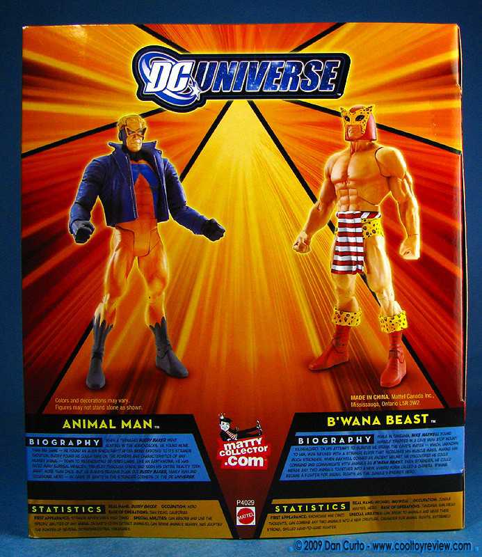 DC Universe Classics, MattyCollector Exclusive, Justice In The Jungle 2-Pack: B’Wana Beast  - Mattel (DC Comics Super Heroes) action figure collectible - Main Image 4