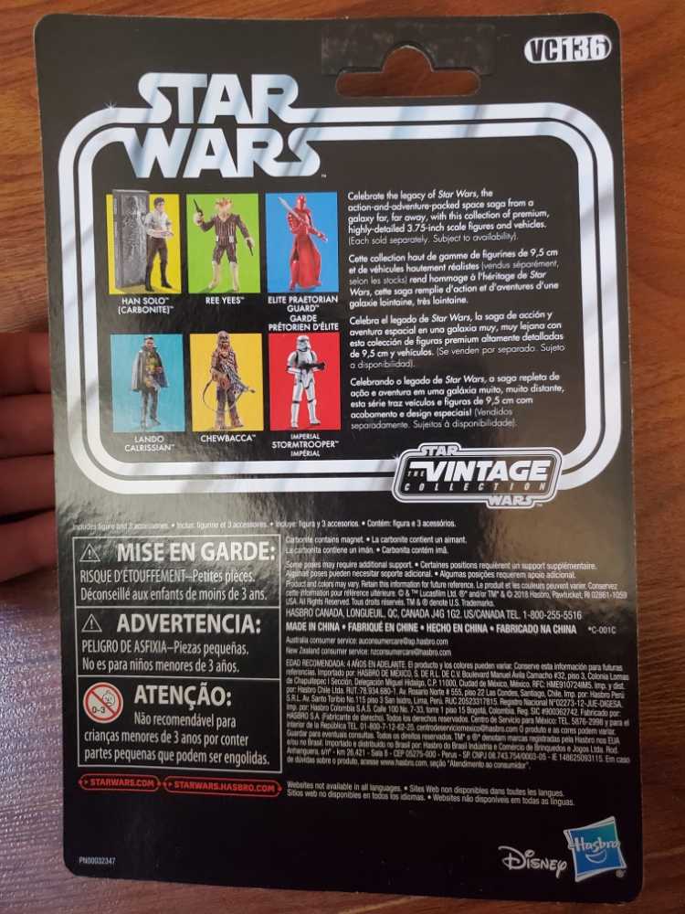 vintage collection Han Solo (Carbonite) - Disney/Hasbro (Vintage Collection Return of the Jedi) action figure collectible - Main Image 2