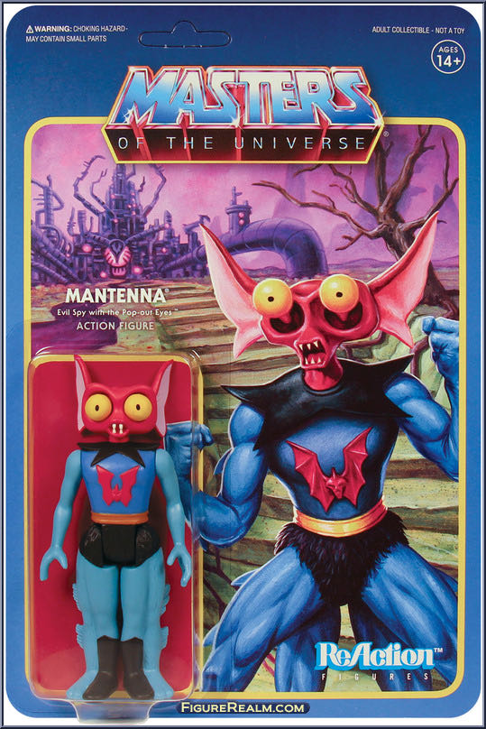 MOTU- Mantenna Reaction - Super7 (Masters Of The Universe - Super7) action figure collectible [Barcode 811169037543] - Main Image 2