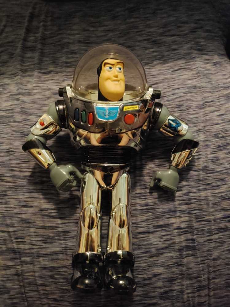 Toy Story Intergalactic Talking Buzz Lightyear 1:1 Scale - Thinkway Toys (Family) action figure collectible - Main Image 2