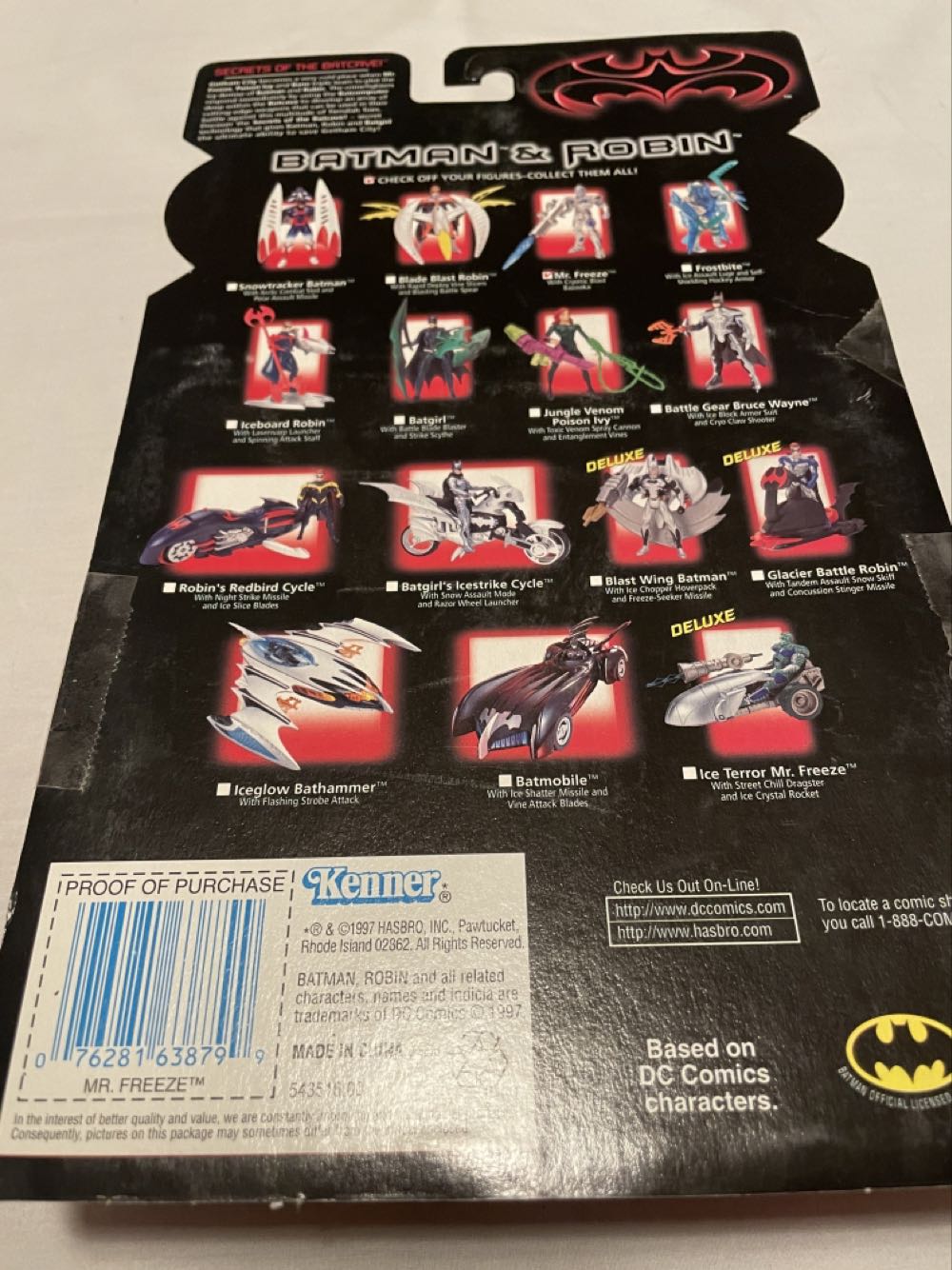 Batman & Robin: Mr. Freeze - Kenner (Batman & Robin Movie) action figure collectible [Barcode 076281638799] - Main Image 2