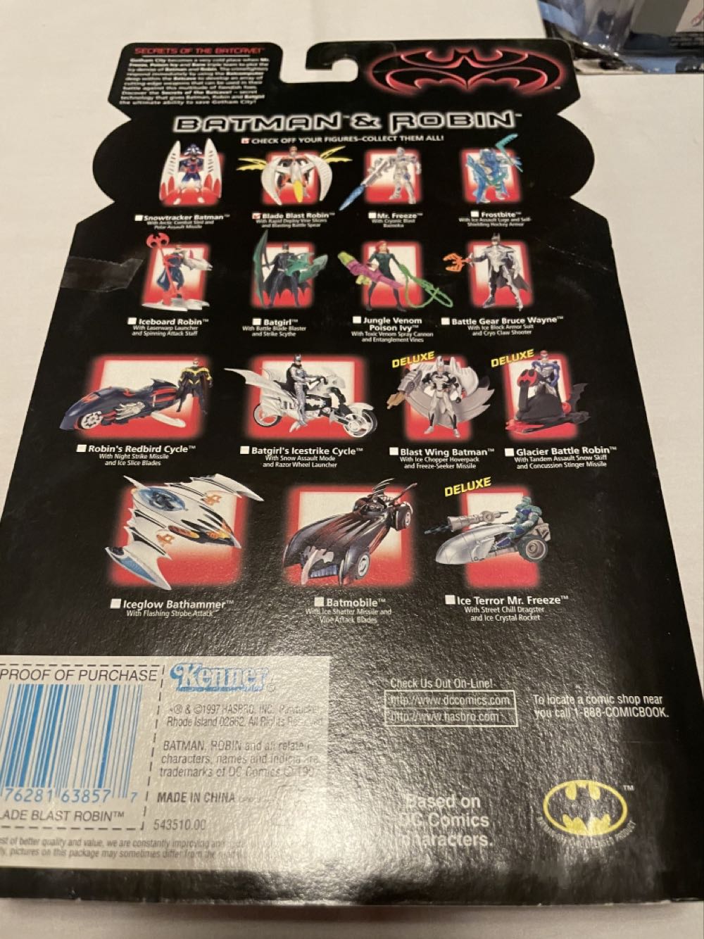 Custom Paint Blade Blast Robin - Kenner (Batman & Robin) action figure collectible [Barcode 076281638577] - Main Image 2