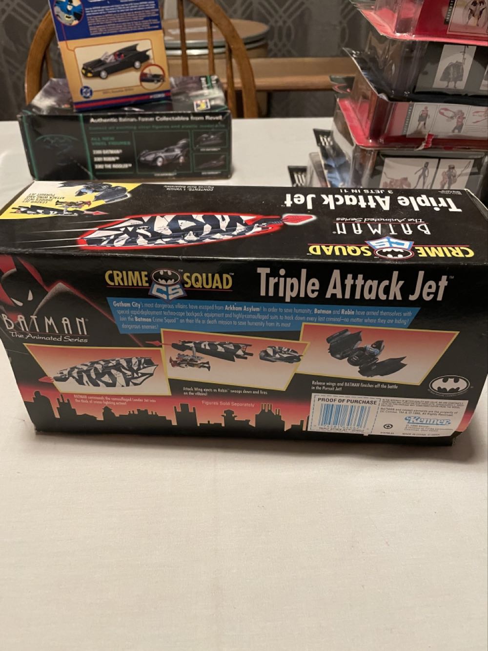 Triple Attack Jet - Kenner (Batman The Animated Series) action figure collectible [Barcode 076281646626] - Main Image 2