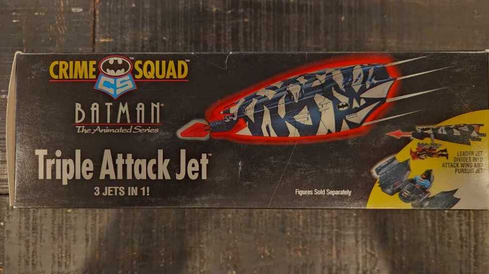 Triple Attack Jet - Kenner (Batman The Animated Series) action figure collectible [Barcode 076281646626] - Main Image 3