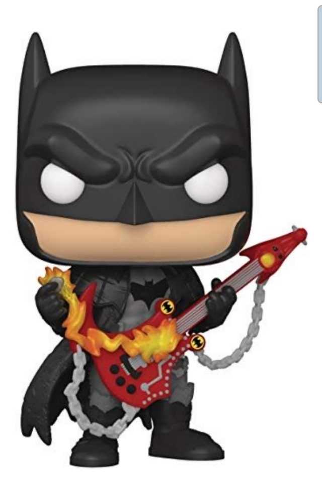 Funko Pop! DC Heroes: Death Metal Batman With Guitar #381 - Funko (DC Funko Pops!) action figure collectible [Barcode 889698547185] - Main Image 4