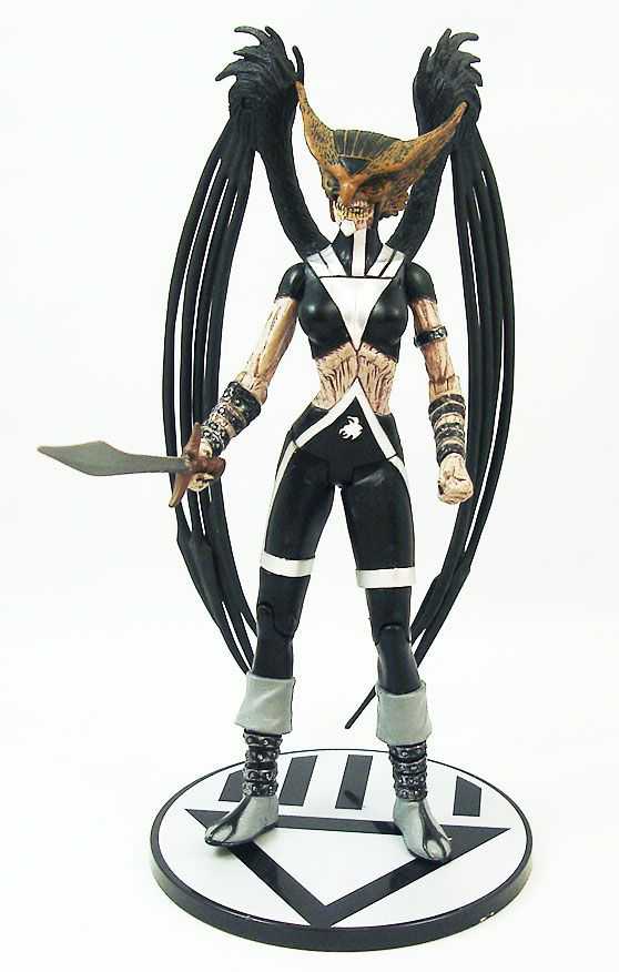 Blackest Night, Series 6: Black Lantern Hawkgirl  - DC Direct (DC Comics Super Heroes) action figure collectible - Main Image 2