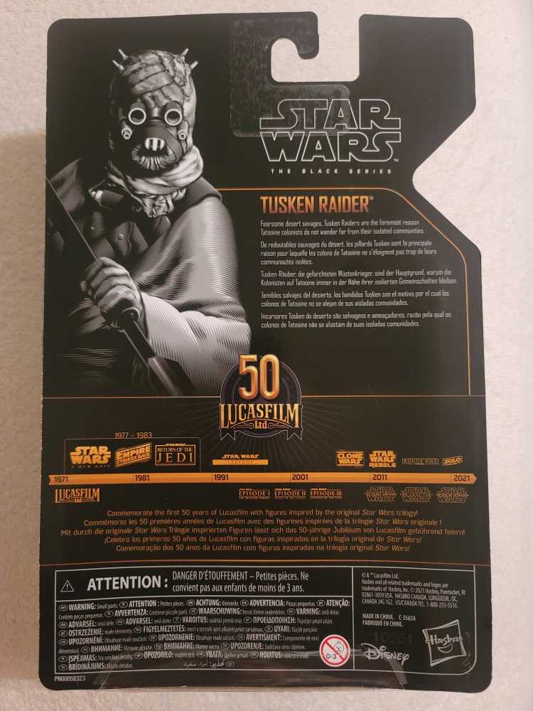Tusken Raider - Hasbro (Black Series 6” Archive 2020- Now) action figure collectible [Barcode 5010993825370] - Main Image 3