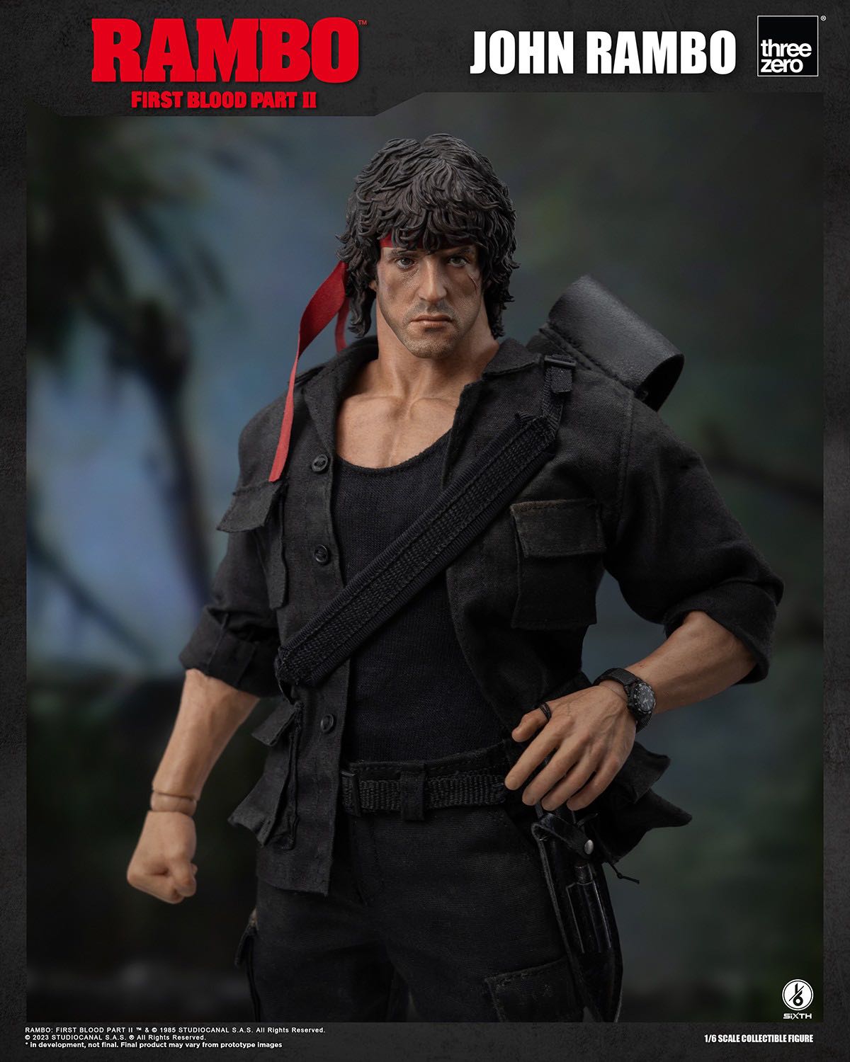 John Rambo - First Blood Part II - Threezero (Rambo) action figure collectible - Main Image 2