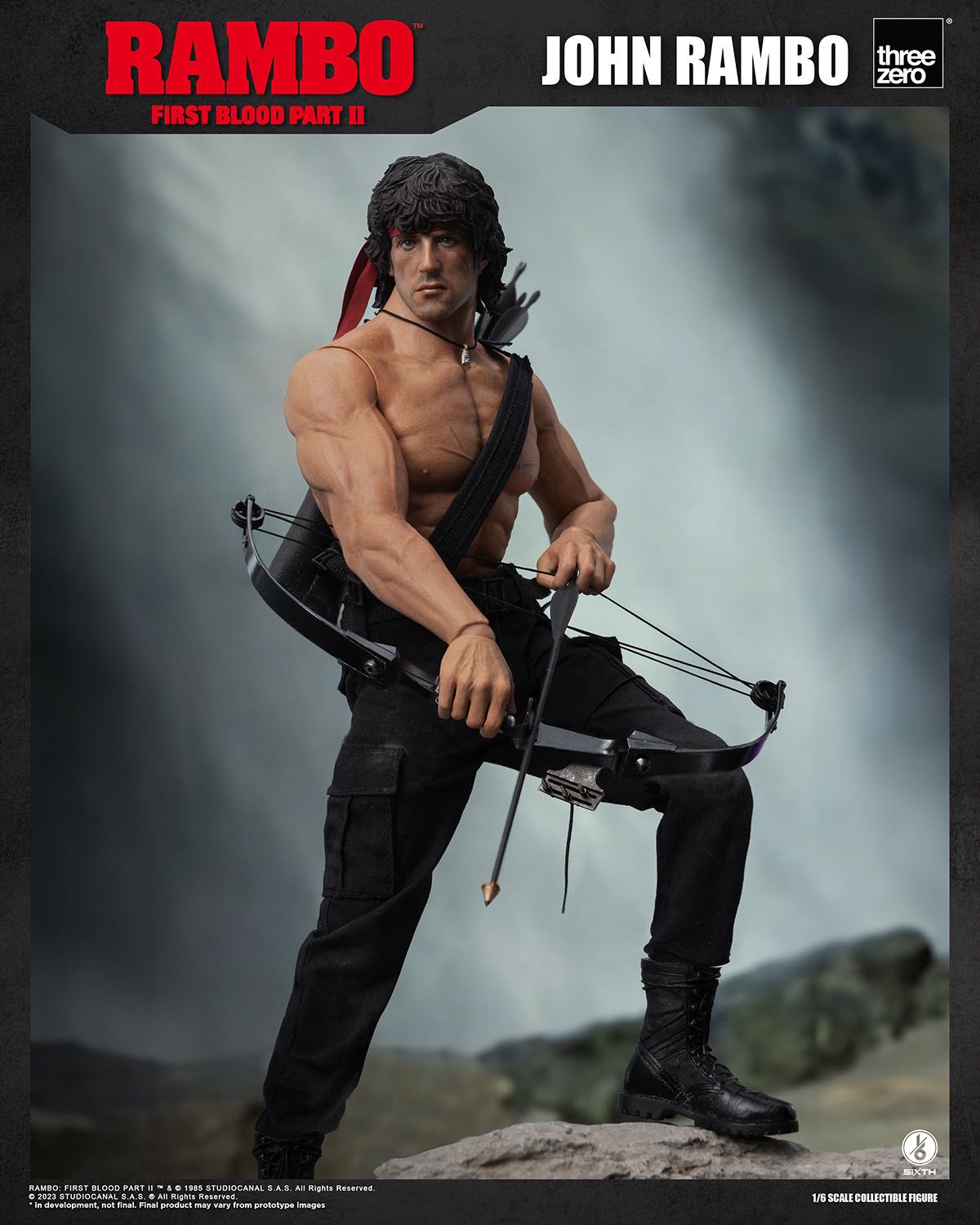 John Rambo - First Blood Part II - Threezero (Rambo) action figure collectible - Main Image 3