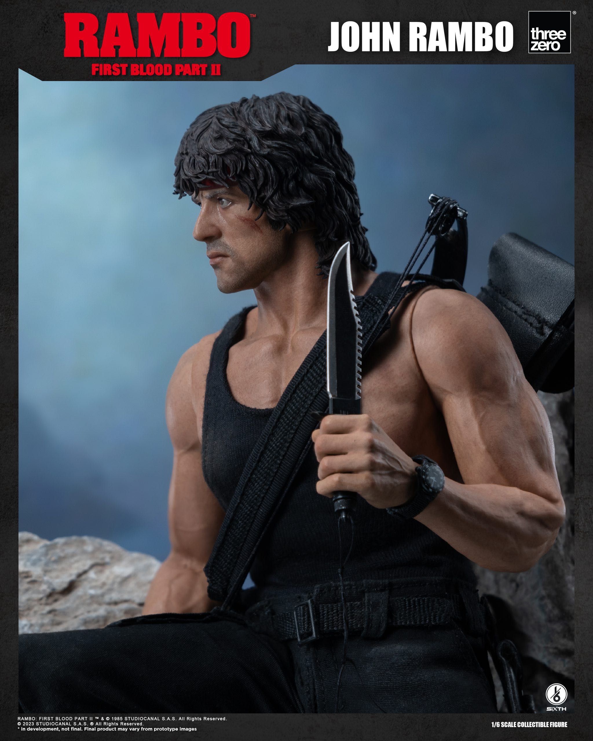 John Rambo - First Blood Part II - Threezero (Rambo) action figure collectible - Main Image 5