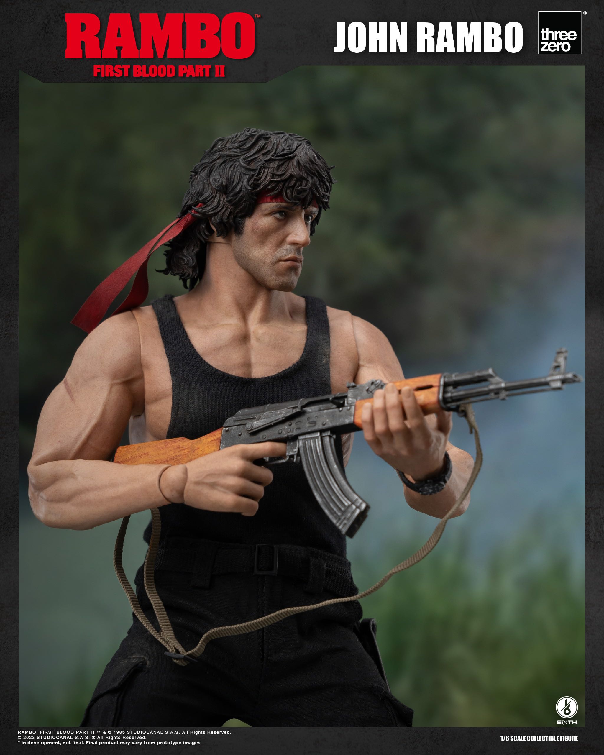 John Rambo - First Blood Part II - Threezero (Rambo) action figure collectible - Main Image 7