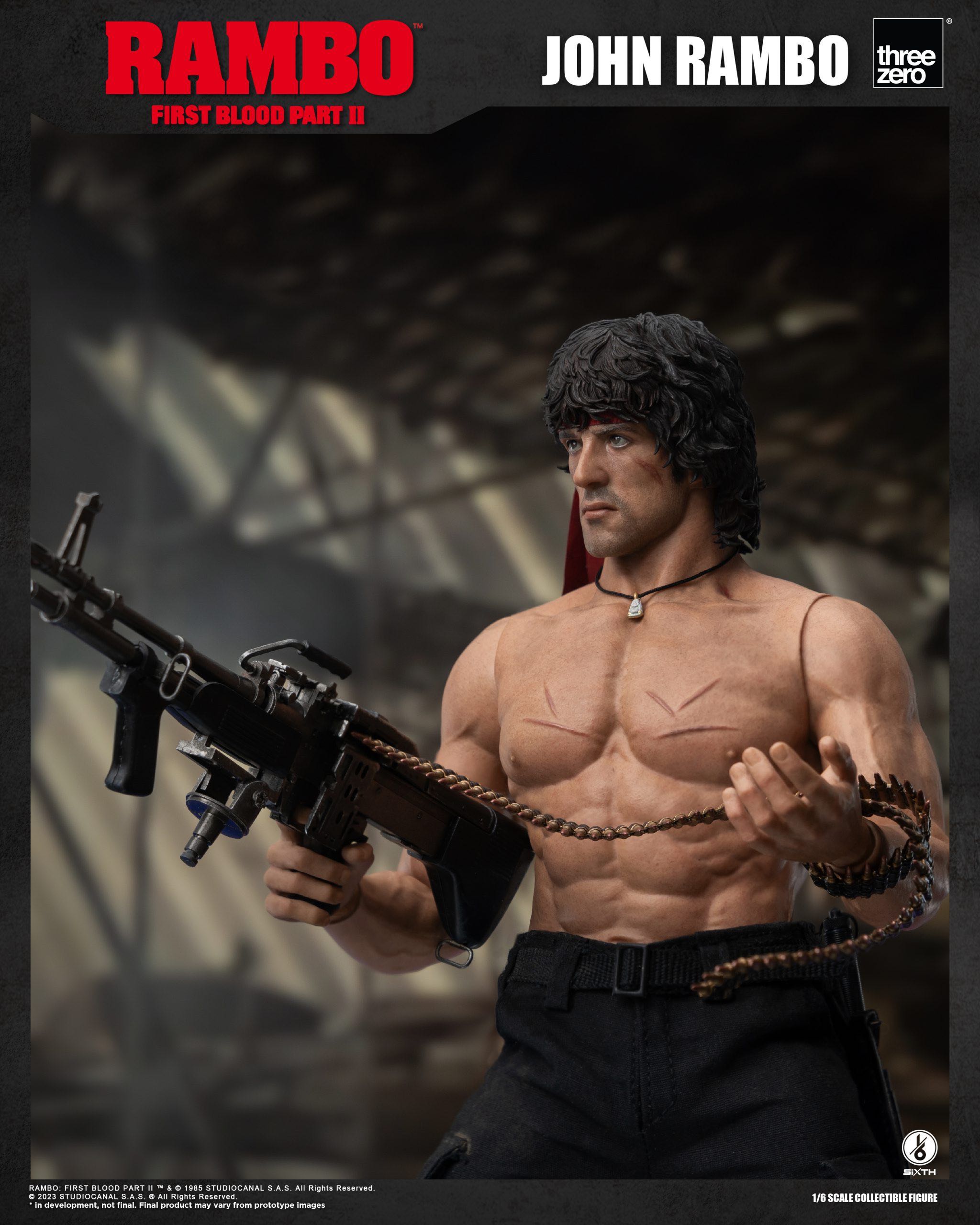 John Rambo - First Blood Part II - Threezero (Rambo) action figure collectible - Main Image 8