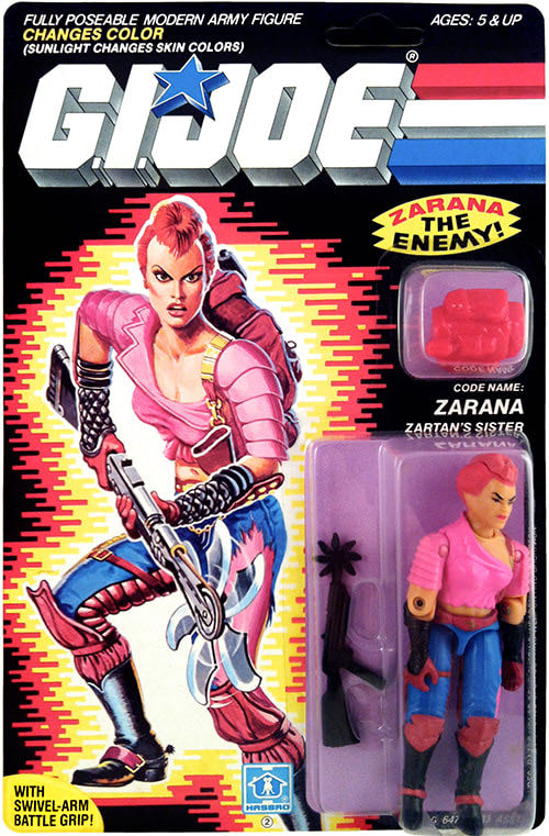 #17 | Zarana - Hasbro (G.I. Joe) action figure collectible - Main Image 2