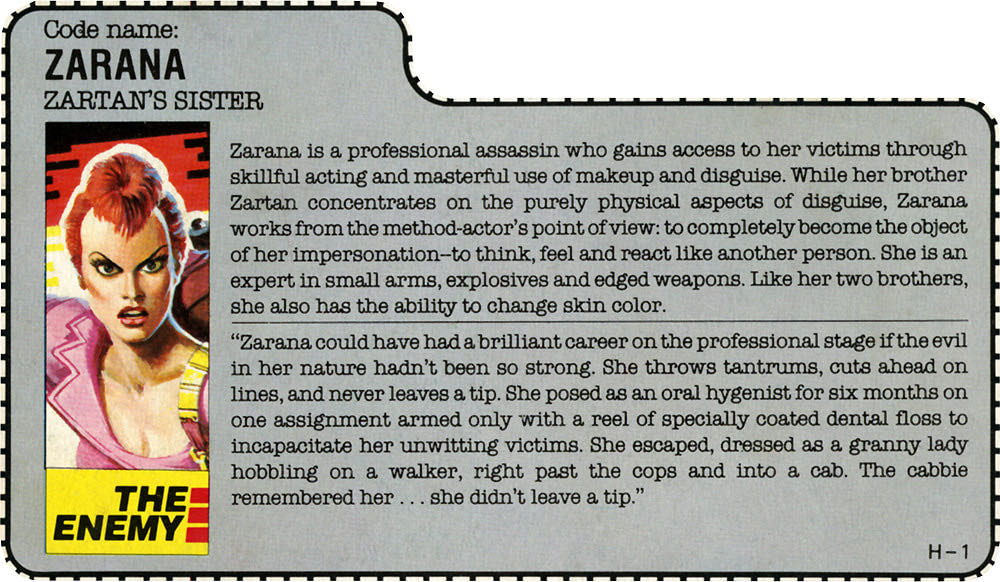 #17 | Zarana - Hasbro (G.I. Joe) action figure collectible - Main Image 3