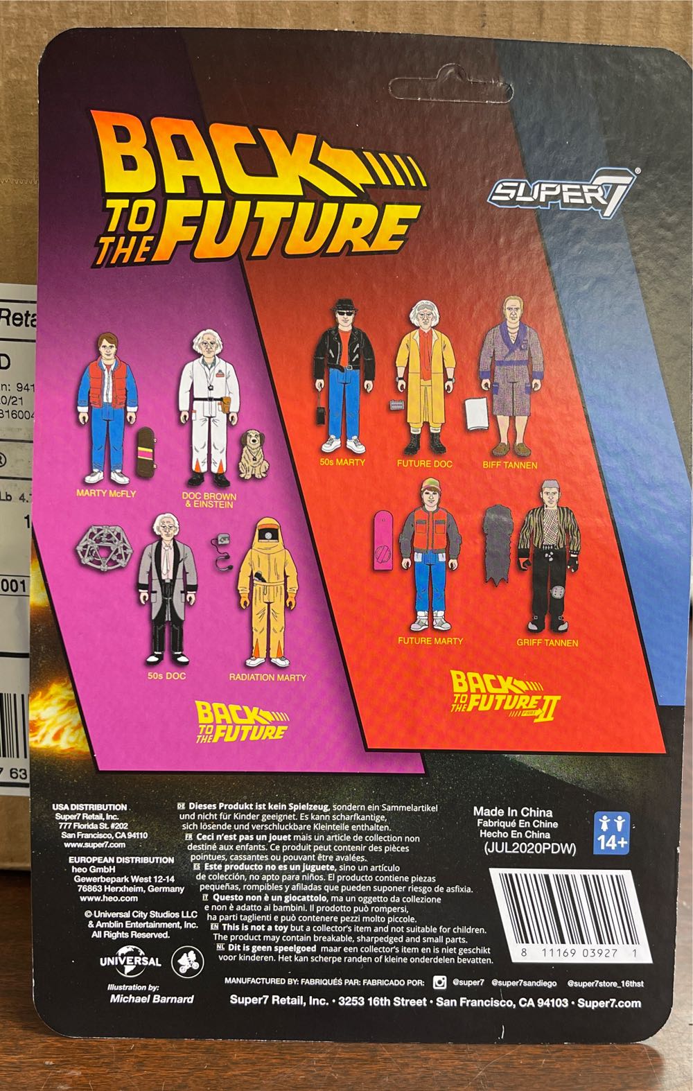 Dr. Emmett Brown (Fifties) - Super7 (Back To The Future) action figure collectible [Barcode 811169039271] - Main Image 2