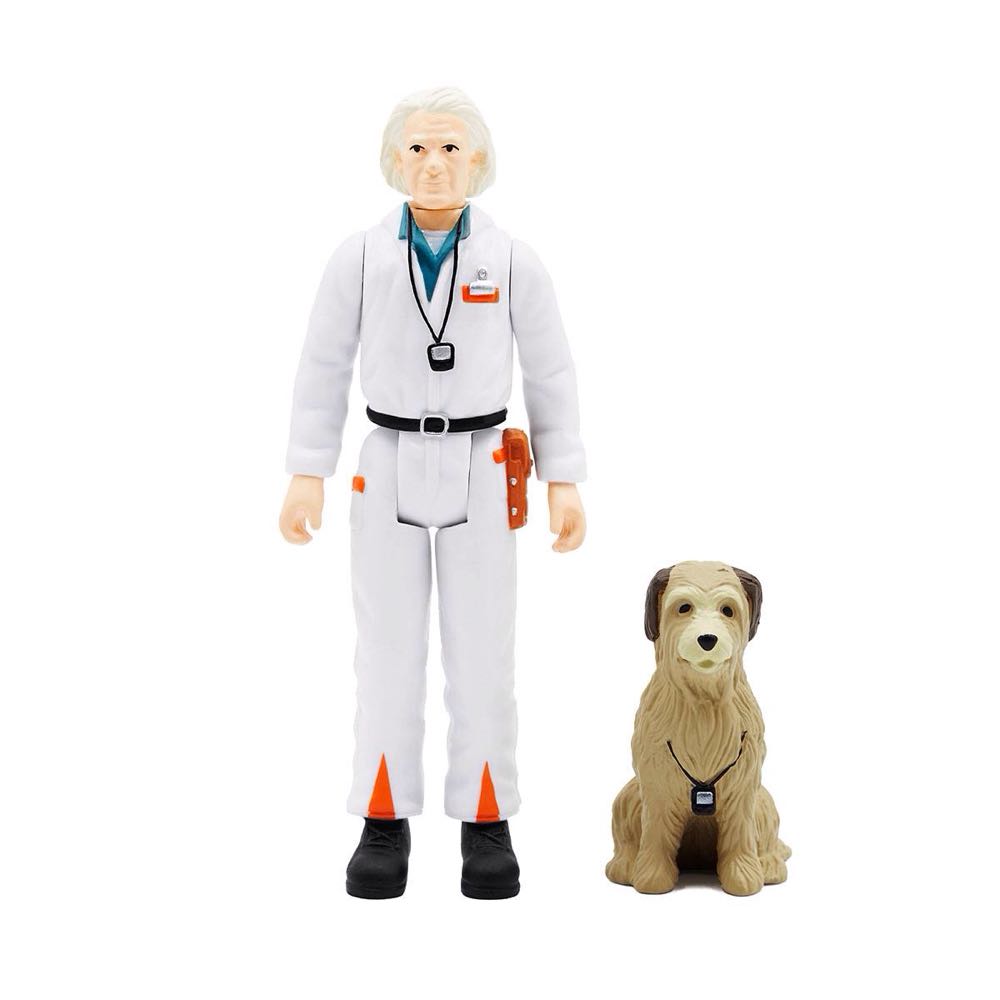 Doc Brown & Einstein - Super7 (Back To The Future) action figure collectible [Barcode 840049808003] - Main Image 2