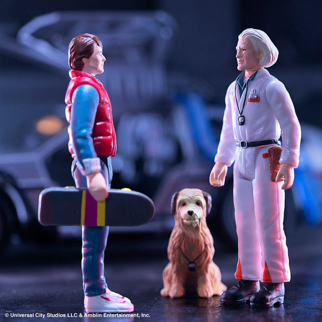Doc Brown & Einstein - Super7 (Back To The Future) action figure collectible [Barcode 840049808003] - Main Image 3