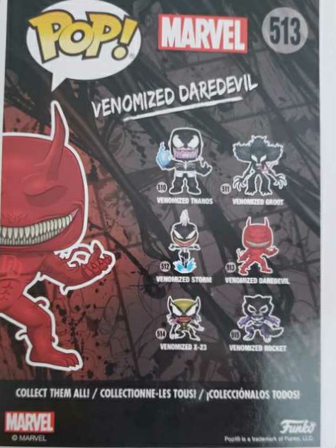 Funko Pop Venomized Daredevil - Funko (Marvel Comics) action figure collectible [Barcode 889698407069] - Main Image 3