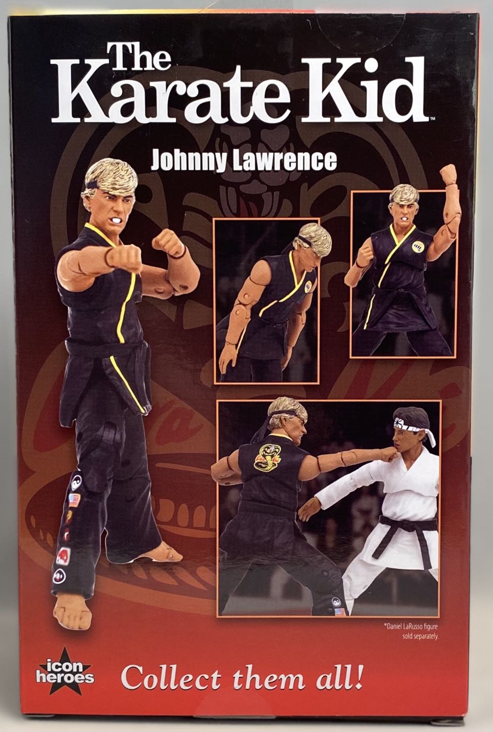Johnny Lawrence - Icon Heroes (The Karate Kid) action figure collectible [Barcode 806810251430] - Main Image 3