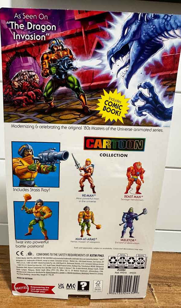 MOTU - Man-at-Arms - Mattel (Masters Of The Universe Origins) action figure collectible - Main Image 3