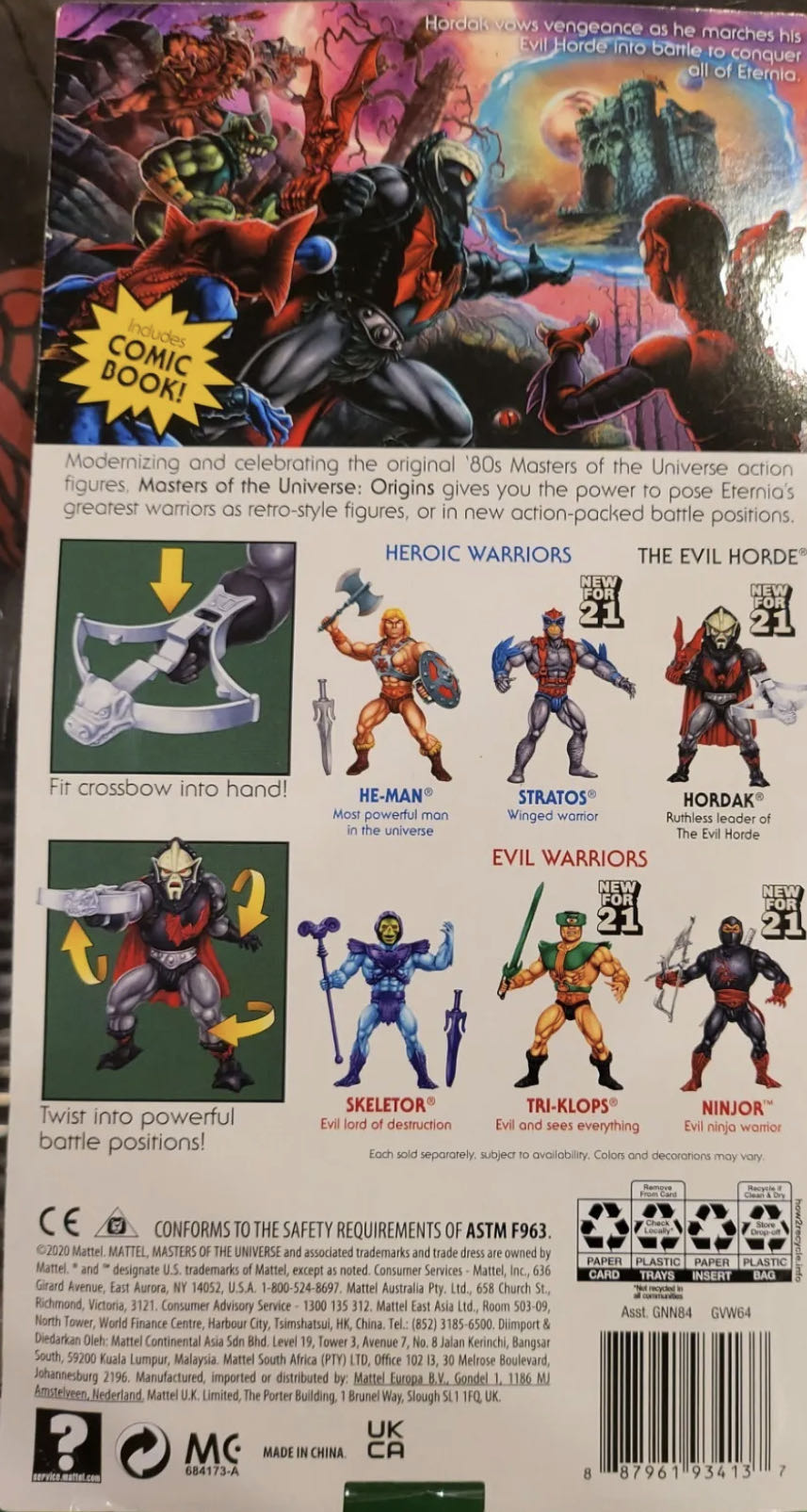 Hordak - Mattel (Masters Of The Universe Origins) action figure collectible - Main Image 4