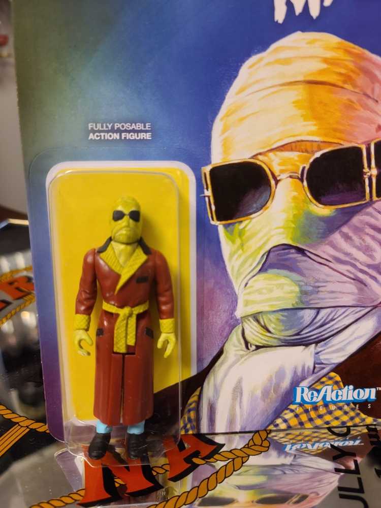 Super 7 ReAction The Invisible Man  - Super 7 (Horror) action figure collectible [Barcode 211169038319] - Main Image 2