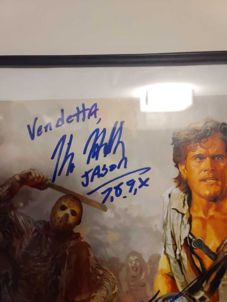 Freddy Vs Jason Vs Ash Signed Print  (Horror) action figure collectible - Main Image 3
