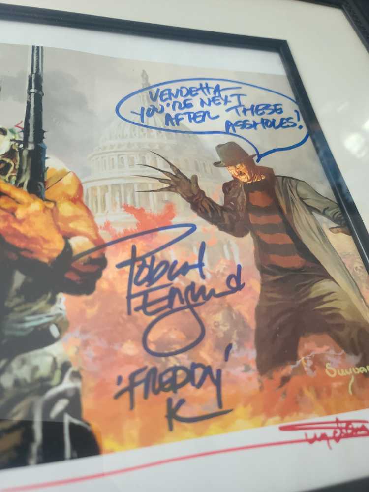 Freddy Vs Jason Vs Ash Signed Print  (Horror) action figure collectible - Main Image 4