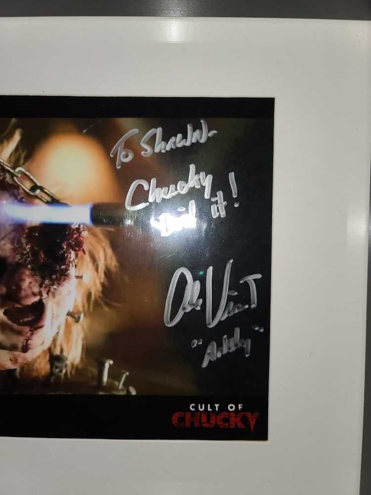 Chucky Alex Vincent Signed Print  (Horror) action figure collectible - Main Image 2
