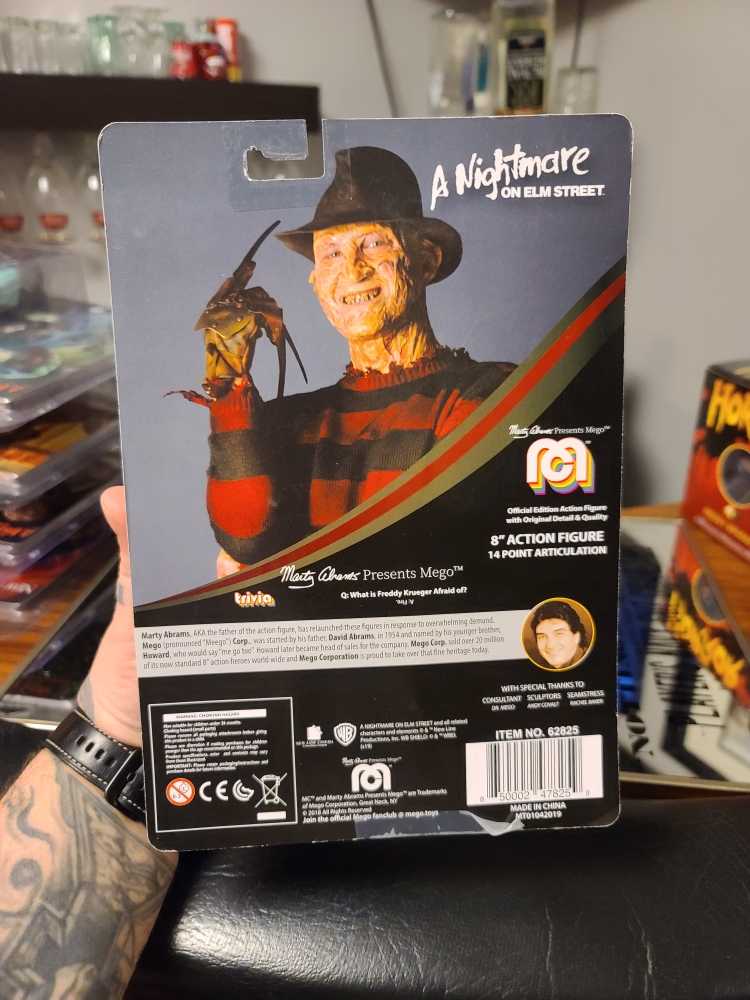 Mego Freddy Krueger  - Mego (Horror) action figure collectible [Barcode 3958870766830] - Main Image 2