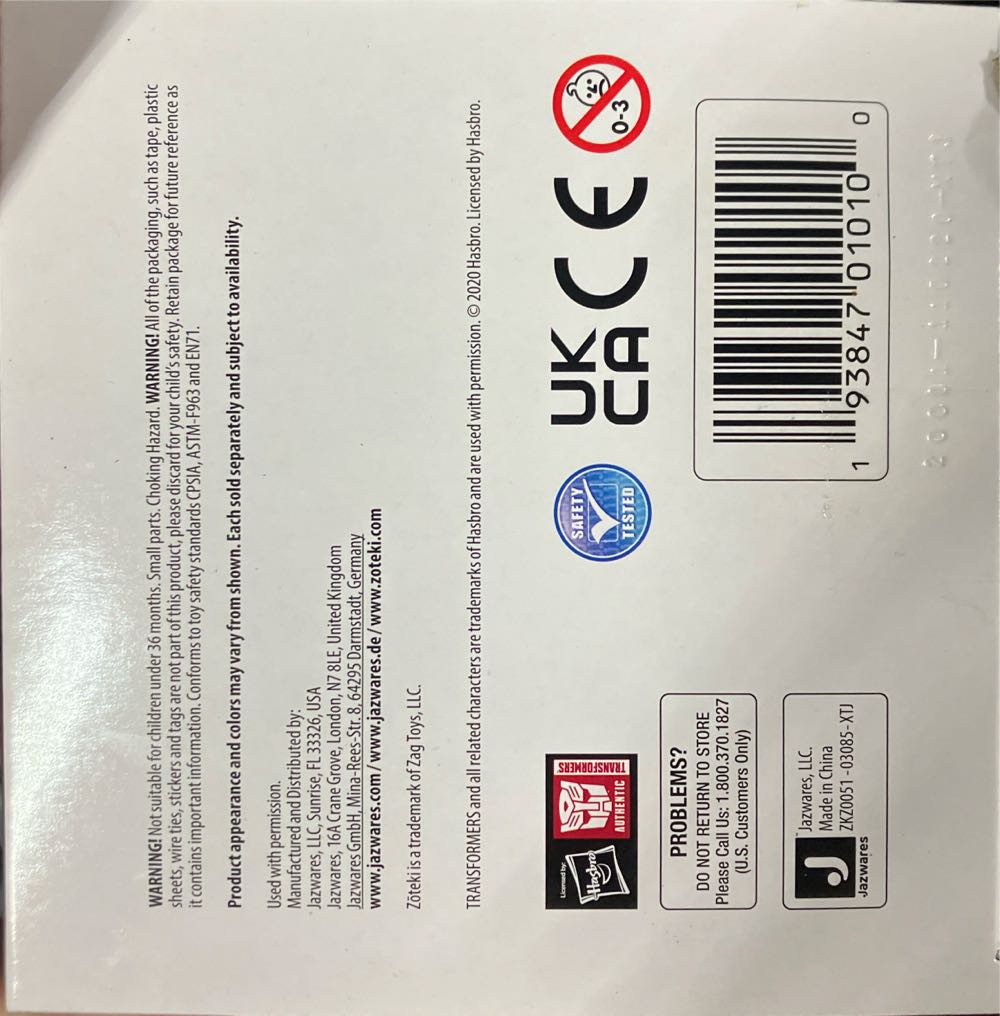 Soundwave - Jazwares (Zoteki) action figure collectible [Barcode 193847010100] - Main Image 4